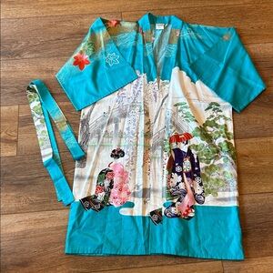 NEW vintage Japanese yukata, a casual cotton Kimono 100% Cotton Made in Japan